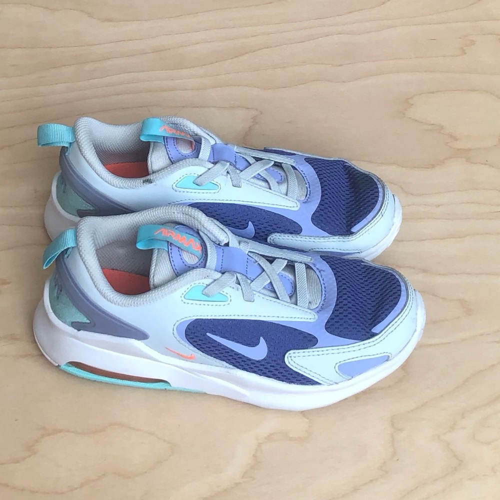 Nike Airmax Girls Sneakers Purple & Light Blue Youth Sz 1.5